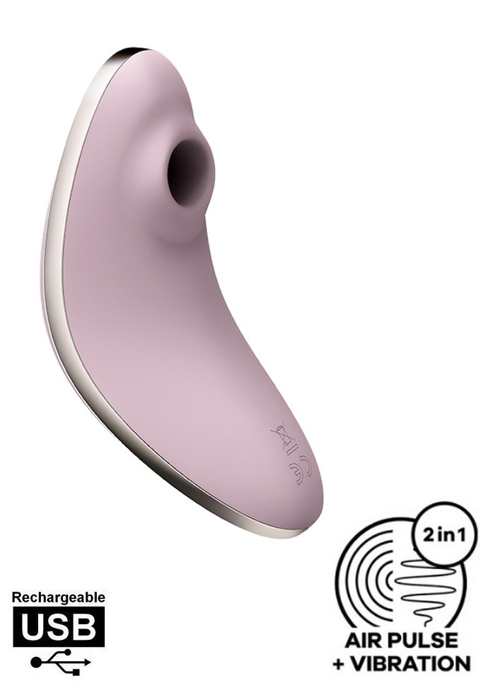 Satisfyer Vulva Lover 1 rose Rechargeable Aspirateur clitoris Vibrant-sophie-libertine